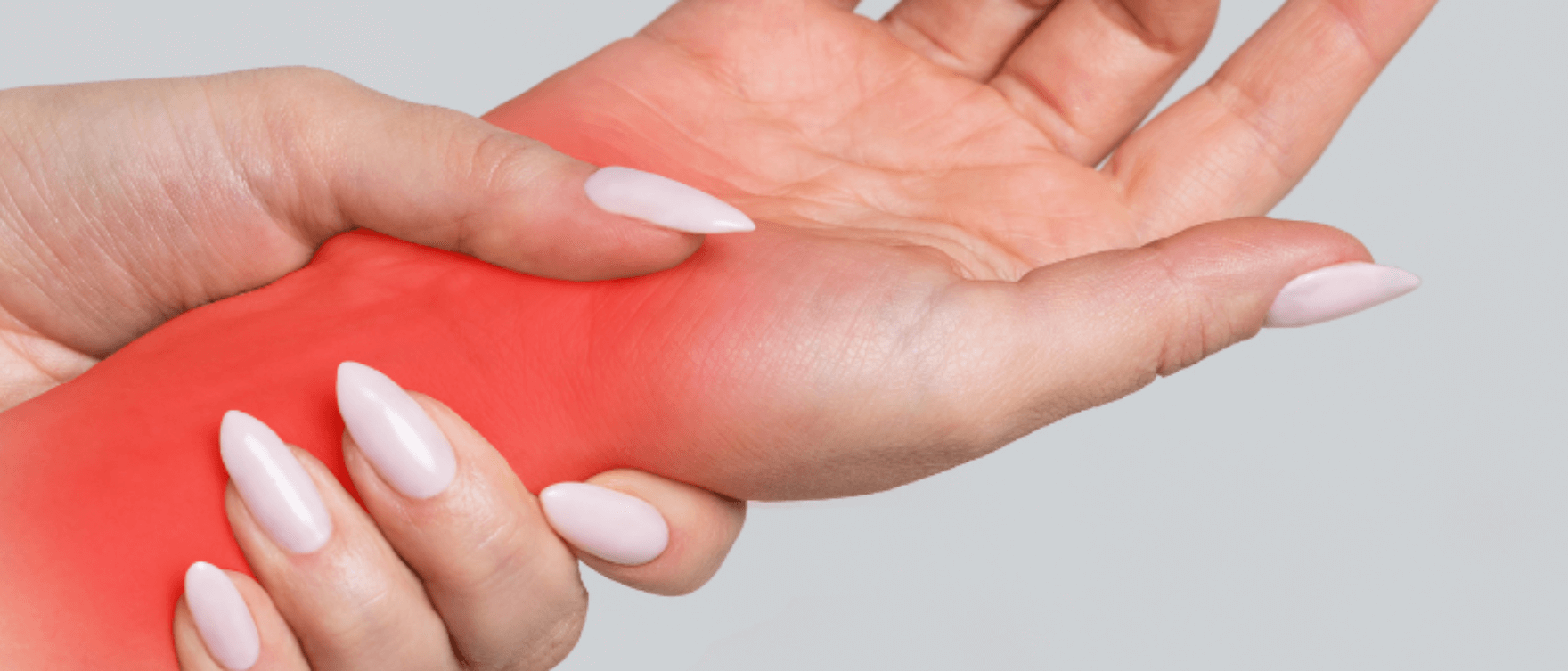 Close-up of a hand massage for joint pain relief using Ayurvedic techniques and oils.