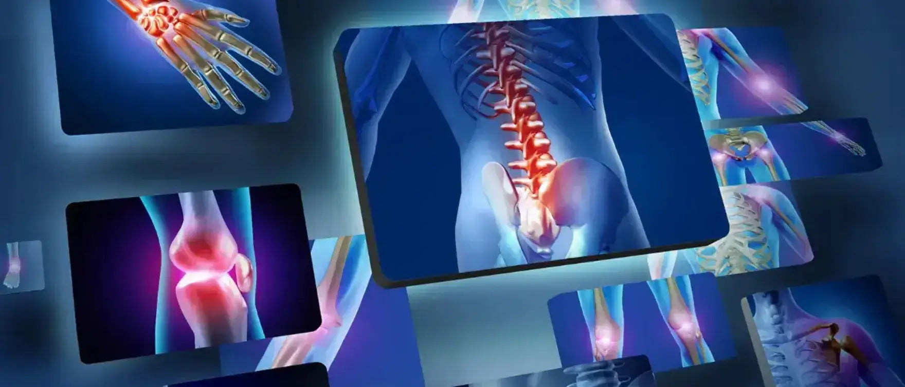 banner of  different parts of the body showing the Root Cause of Pain