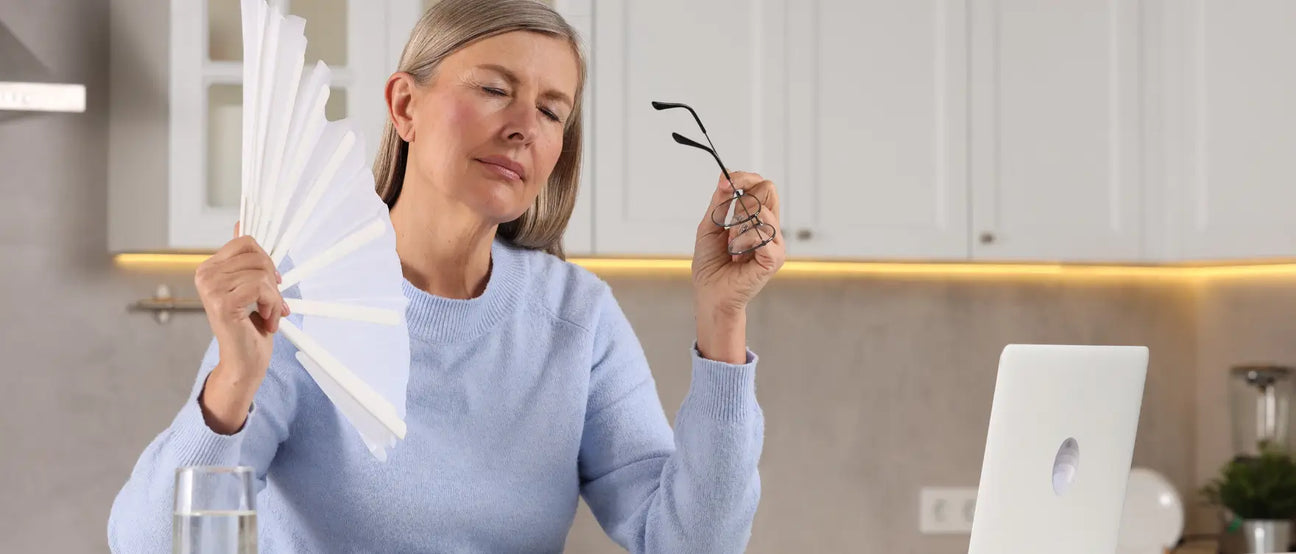menopause hot flash relief habits cooling strategies during daily work